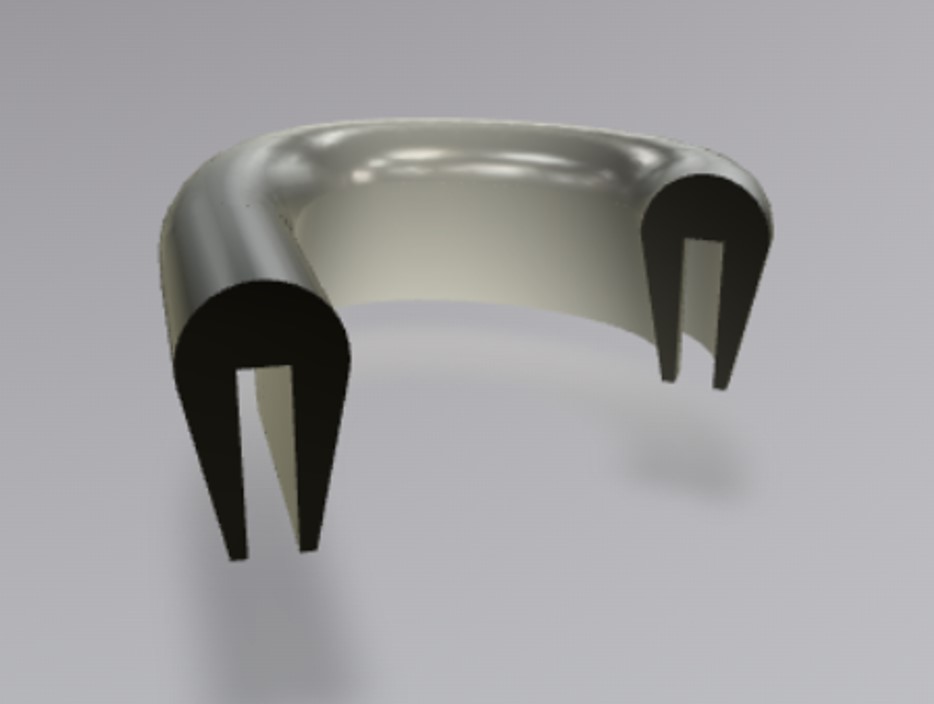 gumový profil podsítný