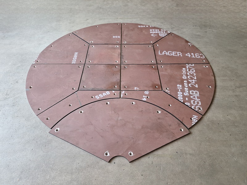 kovové vyložení míchaček na beton Arcen MST 1500