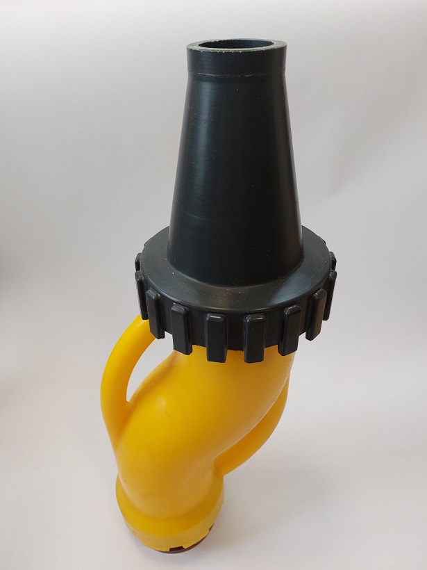 kuželová polyuretanová redukce ke zpomalovacímu kolenu 125